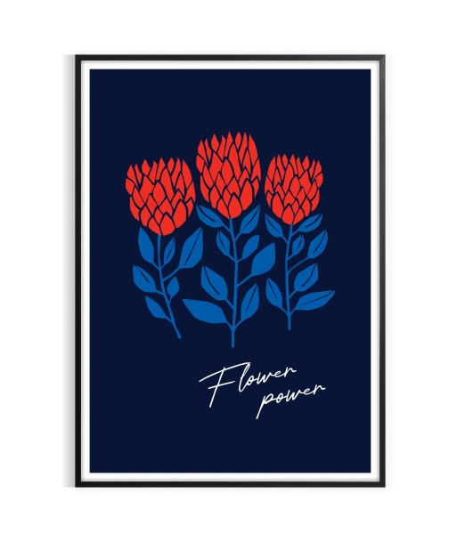 Affiche Fleurs 5 paiement sécurisé