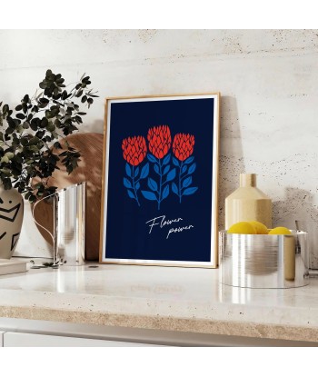 Affiche Fleurs 5 paiement sécurisé