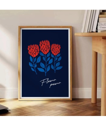 Affiche Fleurs 5 paiement sécurisé