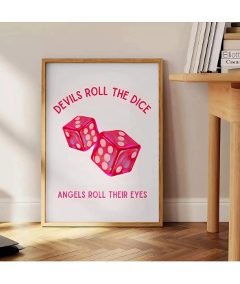 Devils Roll The Dice Trendy Art Par le système avancé 