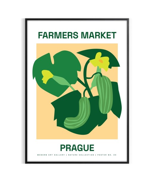 Affiche Botanique Marché Fermier d'Europe débarque