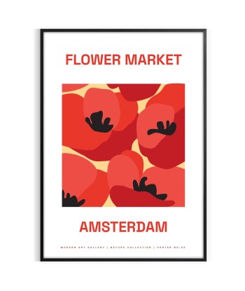 Affiche Jardin Marché Fleurs Comparez plus de prix