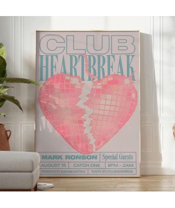 Club Heatbreak Trendy Popular Wall Print l'achat 