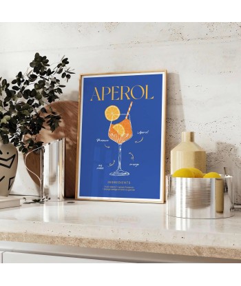 Affiche Cocktail Aperol Venez acheter