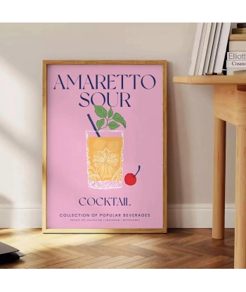 Amaretto Sour Cocktail Affiche JUSQU'A -70%! 