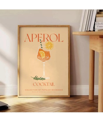 Affiche Cocktail Aperol soldes