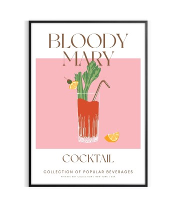 Cocktail Bloody Mary Affiche 2 - 3 jours ouvrés.