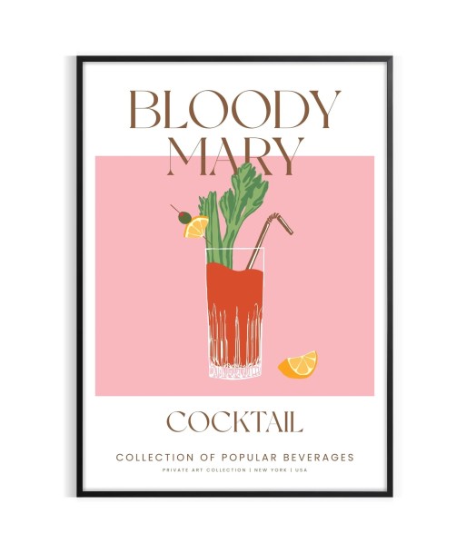 Cocktail Bloody Mary Affiche 2 - 3 jours ouvrés.