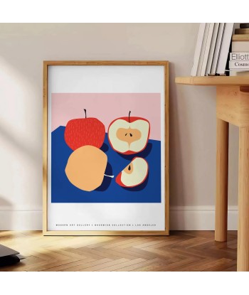 Affiche Fruits Pomme brillant des détails fins