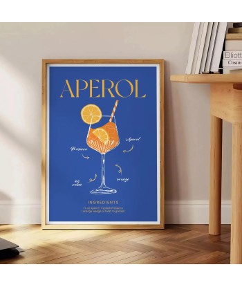 Affiche Cocktail Aperol Venez acheter