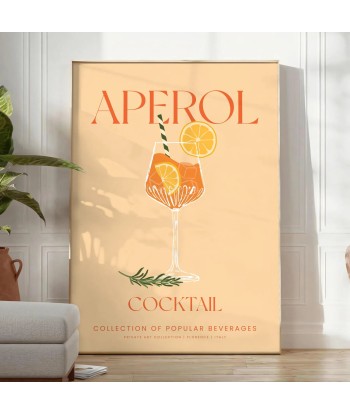 Affiche Cocktail Aperol soldes