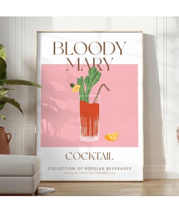 Cocktail Bloody Mary Affiche 2 - 3 jours ouvrés.