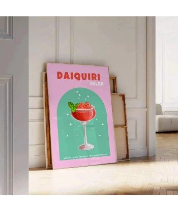 Affiche Cocktail Daiquiri pour bénéficier 