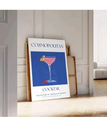 Affiche Cocktail Cosmopolite Jusqu'à 80% De Réduction