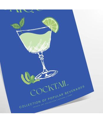 Cocktail Daiquiri Affiche commande en ligne