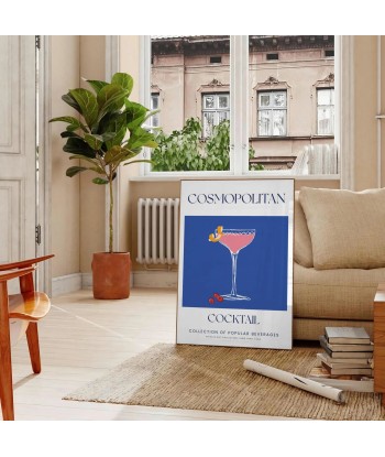 Affiche Cocktail Cosmopolite Jusqu'à 80% De Réduction