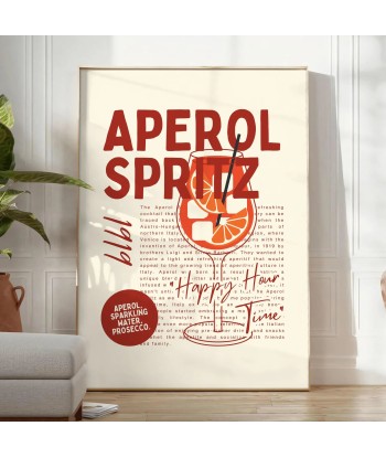 Affiche Cocktail Spritz destockage