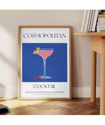 Affiche Cocktail Cosmopolite Jusqu'à 80% De Réduction