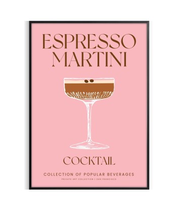 Cocktail Expresso Mafficheini Affiche online