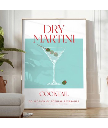 Affiche Cocktail Mafficheini Sec Le MVP de beaucoup