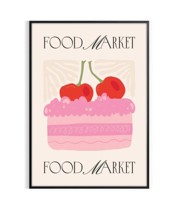 Affiche Cuisine Marché Alimentaire Découvrez la collection