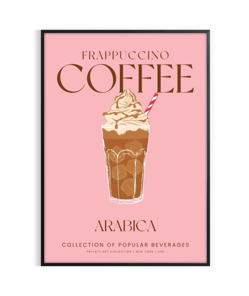 Affiche Cocktail Café Frappuccino 2023