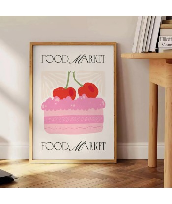 Affiche Cuisine Marché Alimentaire Découvrez la collection