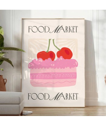 Affiche Cuisine Marché Alimentaire Découvrez la collection