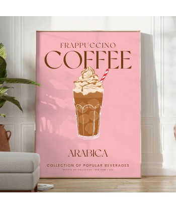 Affiche Cocktail Café Frappuccino 2023