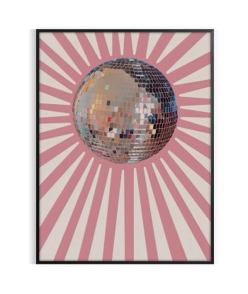 Disco Graphic Wall Print solde