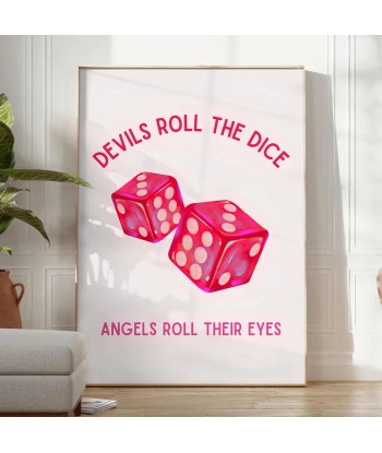 Devils Roll The Dice Trendy Art Par le système avancé 