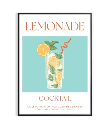 Cocktail Limonade Poster à prix réduit toute l'année