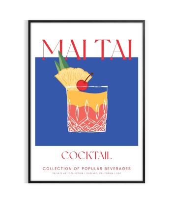 Cocktail Mai Tai Affiche acheter en ligne