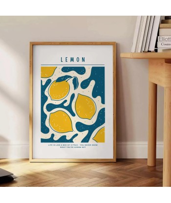 Cuisine Citron Poster Comparez plus de prix