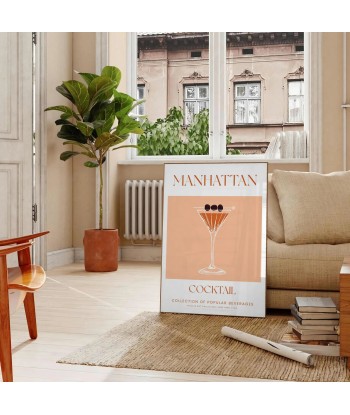 Affiche Cocktail Manhattan Les êtres humains sont 