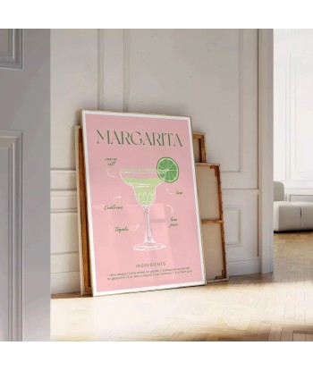 Affiche Cocktail Margarita à prix réduit toute l'année