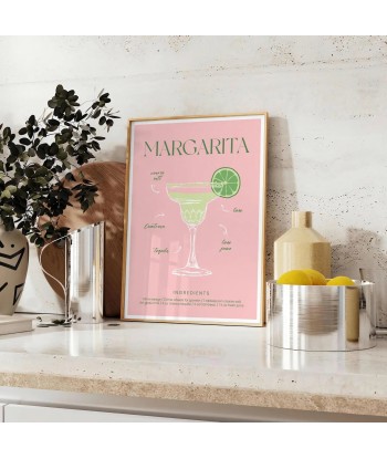 Affiche Cocktail Margarita à prix réduit toute l'année