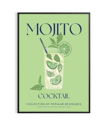 Affiche Cocktail Mojito Venez découvrir notre 