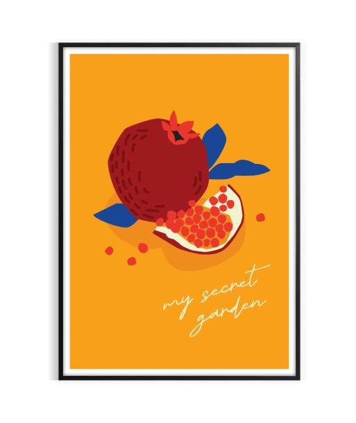 Affiche Fruits Mon Jardin Secret le des métaux précieux