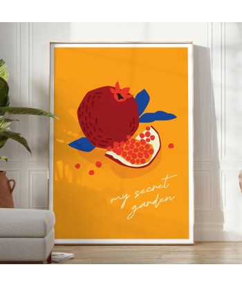 Affiche Fruits Mon Jardin Secret le des métaux précieux