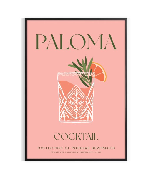 Cocktail Paloma Affiche acheter