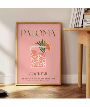 Cocktail Paloma Affiche acheter