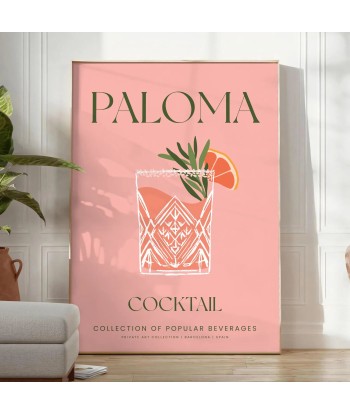 Cocktail Paloma Affiche acheter