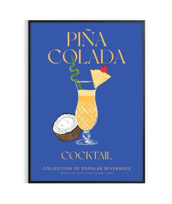 Pina Colada Cocktail Affiche ouvre sa boutique