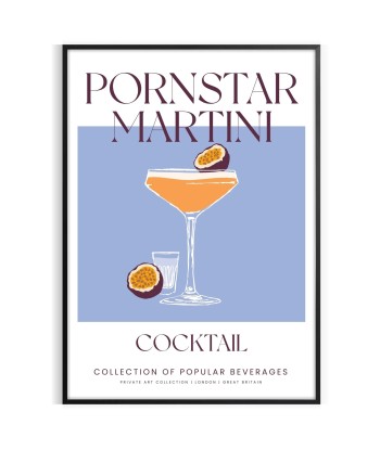 Affiche Cocktail Mafficheini Star Porno 2024