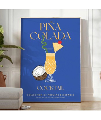 Pina Colada Cocktail Affiche ouvre sa boutique