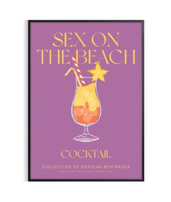 Affiche Cocktail Sexe Sur Plage votre