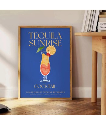 Affiche Cocktail Tequila Sunrise solde