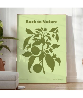 Affiche Yoga Retour Nature les muscles