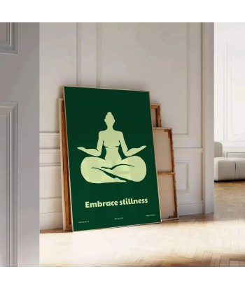 Embrassez L’Affiche Yoga Immobile À commander